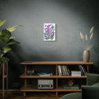 Treble Clef Inverted Colors Canvas Art — Vibrant Music Wall Decor