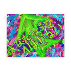 Japanese Neon Graffiti Phrase-Abstract Matte Canvas