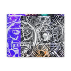 AZTEC Calendar Remix- Abstract Matte Canvas Wall Art