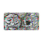 3D AZTEC Calendar-Psychedelic Vanity Plate - Trippy Glitch Artwork License Plate