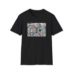 Psychedelic AZTEC Calendar Glitch Effect-Tee