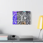 AZTEC Calendar Remix- Abstract Matte Canvas Wall Art