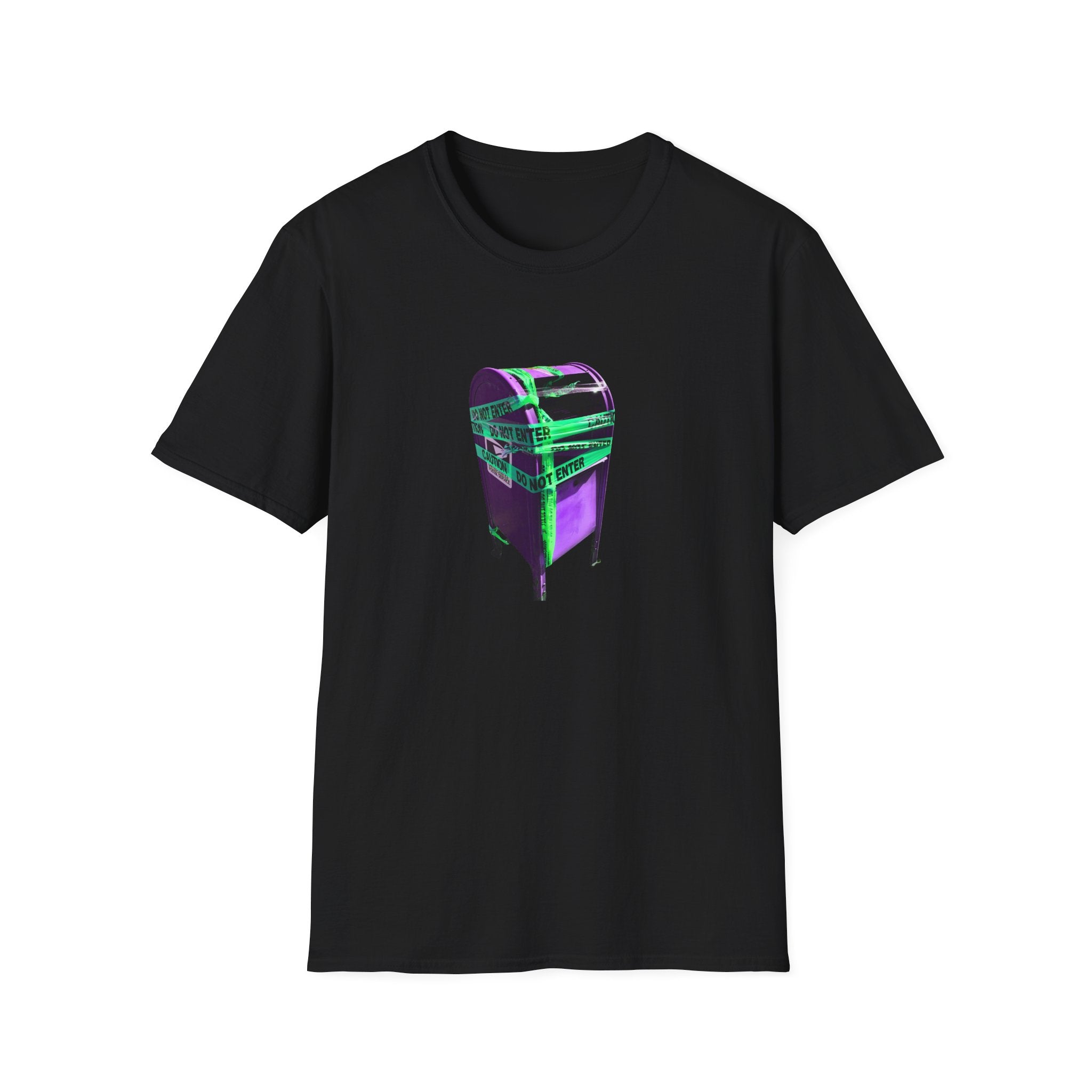 Vintage Postal Box-Do Not Enter Tape-Graphic Tee