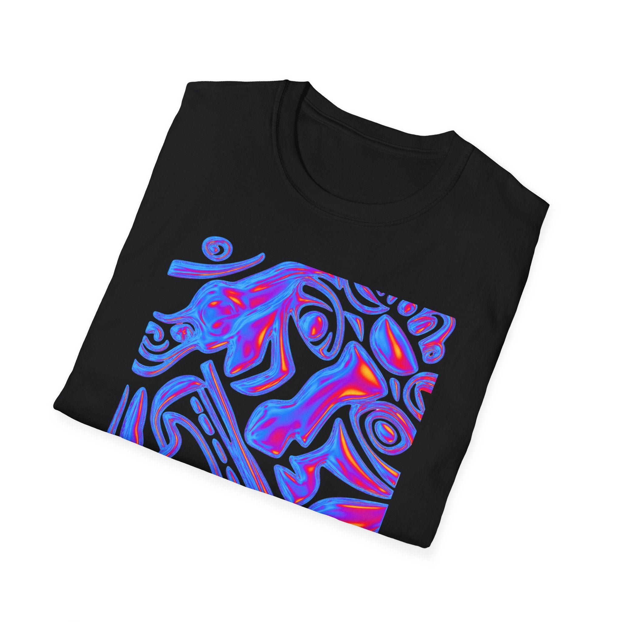 AZTEC Abstract Neon Graffiti T-Shirt